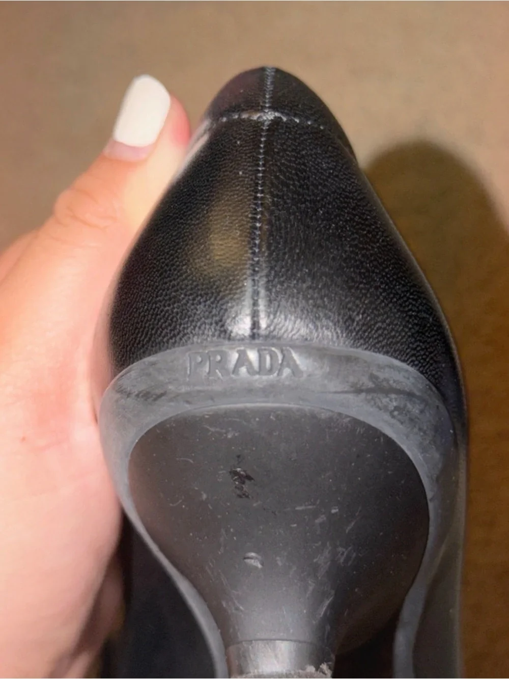 90s corporate siren authentic prada loafer heels